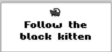 Follow the Black Kitten capsule