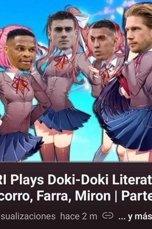 TIRI Plays Doki-Doki Literature Club poster