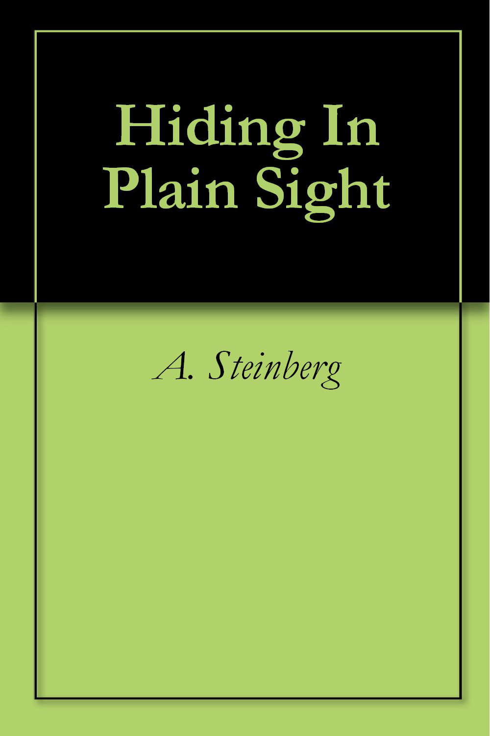 Hiding In Plain Sight poster