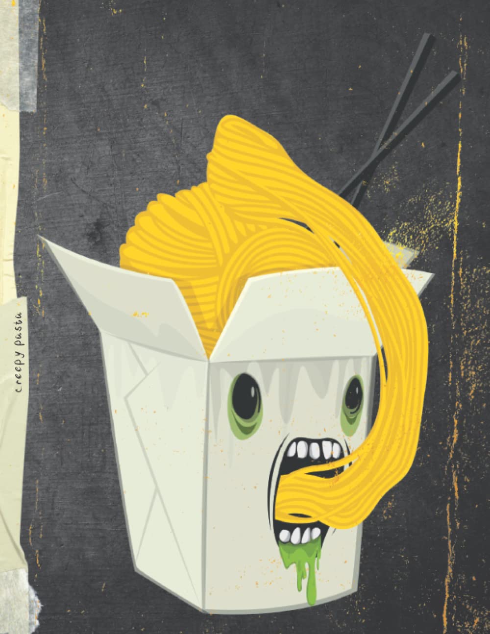 Creepy Pasta: composition notebook poster