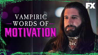 Vampiric Words of Motivation poster