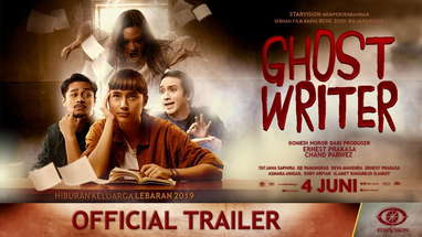 GHOST WRITER - Official Trailer poster