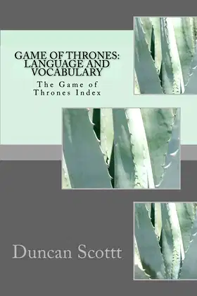 Game of Thrones: Language and Vocabulary: The Game of Thrones Index poster