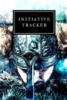 DND Initiative Tracker: (200 pages) RPG Encounter Combat Tracker poster