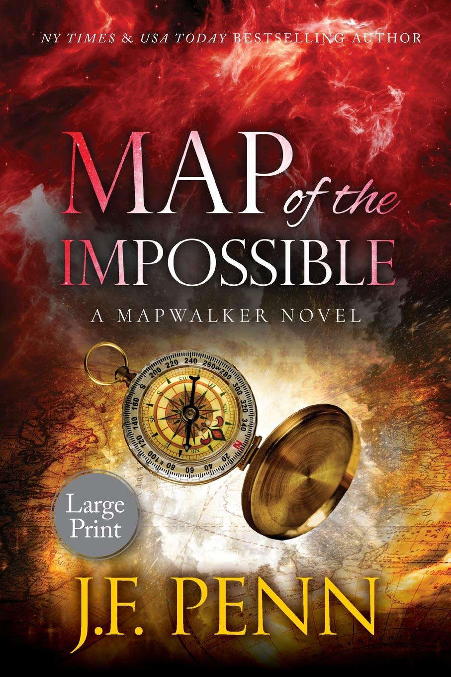 Map of the Impossible: Large Print Edition (Mapwalkers) poster