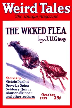 Weird Tales, October 1925 poster