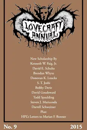 Lovecraft Annual No. 9 (2015) poster
