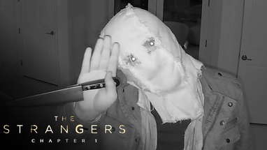 Madelaine Petsch Scares Influencers for The Strangers – Chapter 1 “Scarebnb Prank” poster