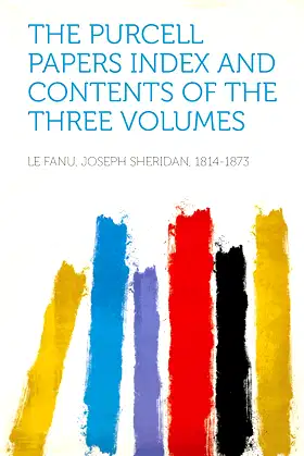 The Purcell Papers: Index and Contents of the Three Volumes poster