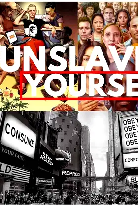 UNSLAVE YOURSELF: 'Vanish The Modern-Day Slavery" (Raw Copy) poster