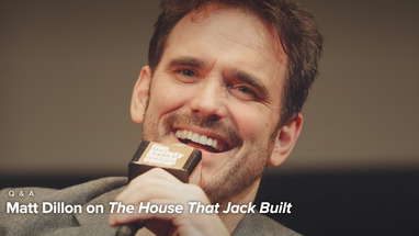 Matt Dillon on Lars von Trier and The House That Jack Built poster