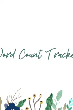 Word Count Tracker: Writing Sprints poster