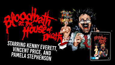 Kenny Everett and Vincent Price in BLOODBATH AT THE HOUSE OF DEATH | HD TRAILER poster