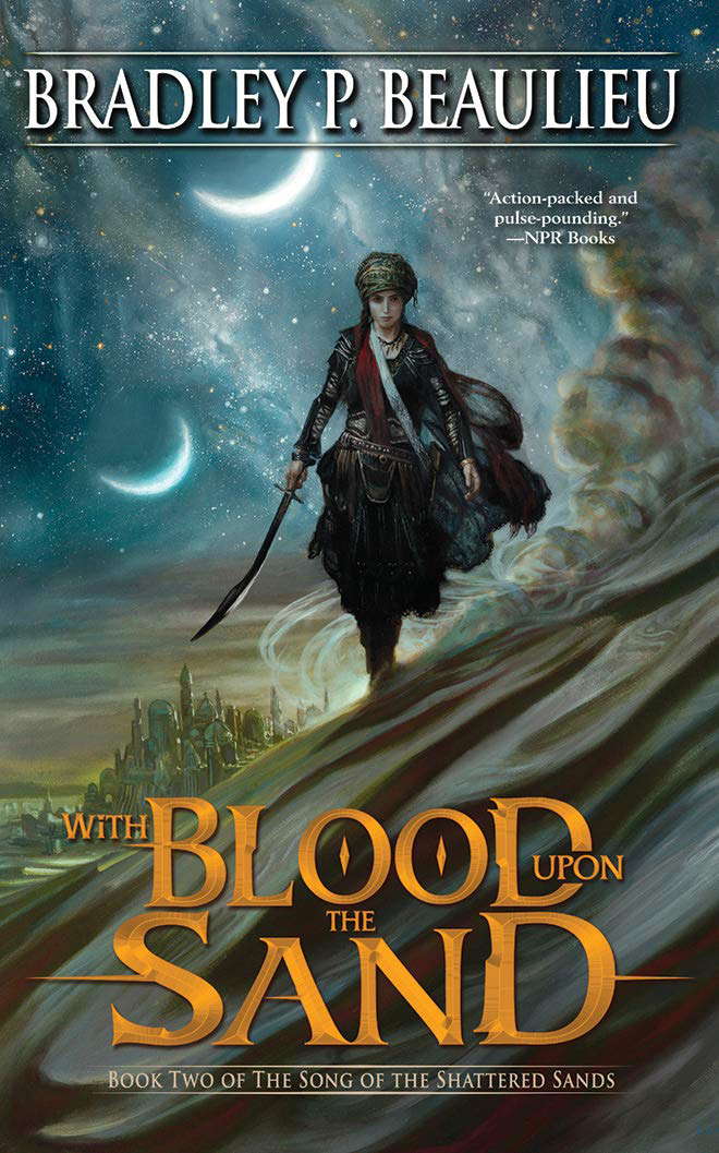 With Blood Upon the Sand (The Song of the Shattered Sands, 2) poster
