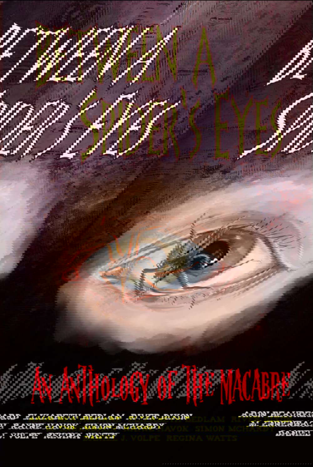 Between A Spider's Eyes: an anthology of the macabre poster