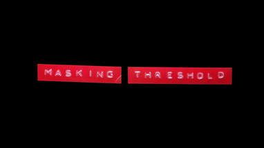 MASKING THRESHOLD | Official Trailer poster