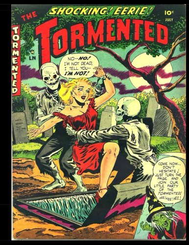 The Tormented #1: Golden Age Horror Suspense Comic 1954 poster