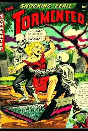 The Tormented #1: Golden Age Horror Suspense Comic 1954 poster