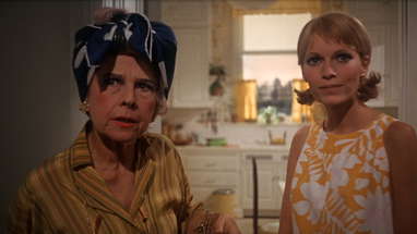 Enter Minnie Castevet in Rosemary's Baby poster