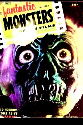 Fantastic Monsters Of The Films #2 (B&W): Golden Age Horror Comic poster