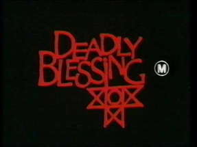 Deadly Blessing (1981) Roadshow Home Video Australia Trailer poster