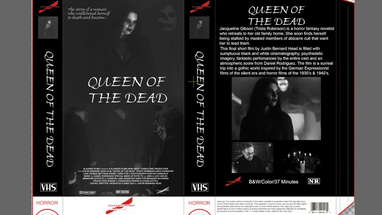 Queen of the Dead VHS Edition 40's/60's Style Gothic Horror Film poster
