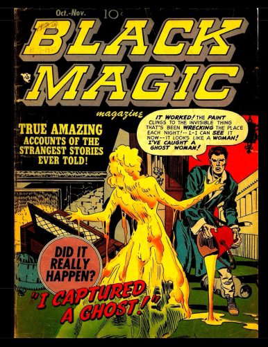 Black Magic Magazine Vol. 2 #1: Golden Age Horror-Suspense Comic 1951 poster