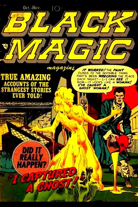 Black Magic Magazine Vol. 2 #1: Golden Age Horror-Suspense Comic 1951 poster