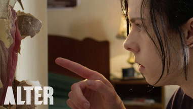 Horror Short Film "Box Room" on ALTER poster