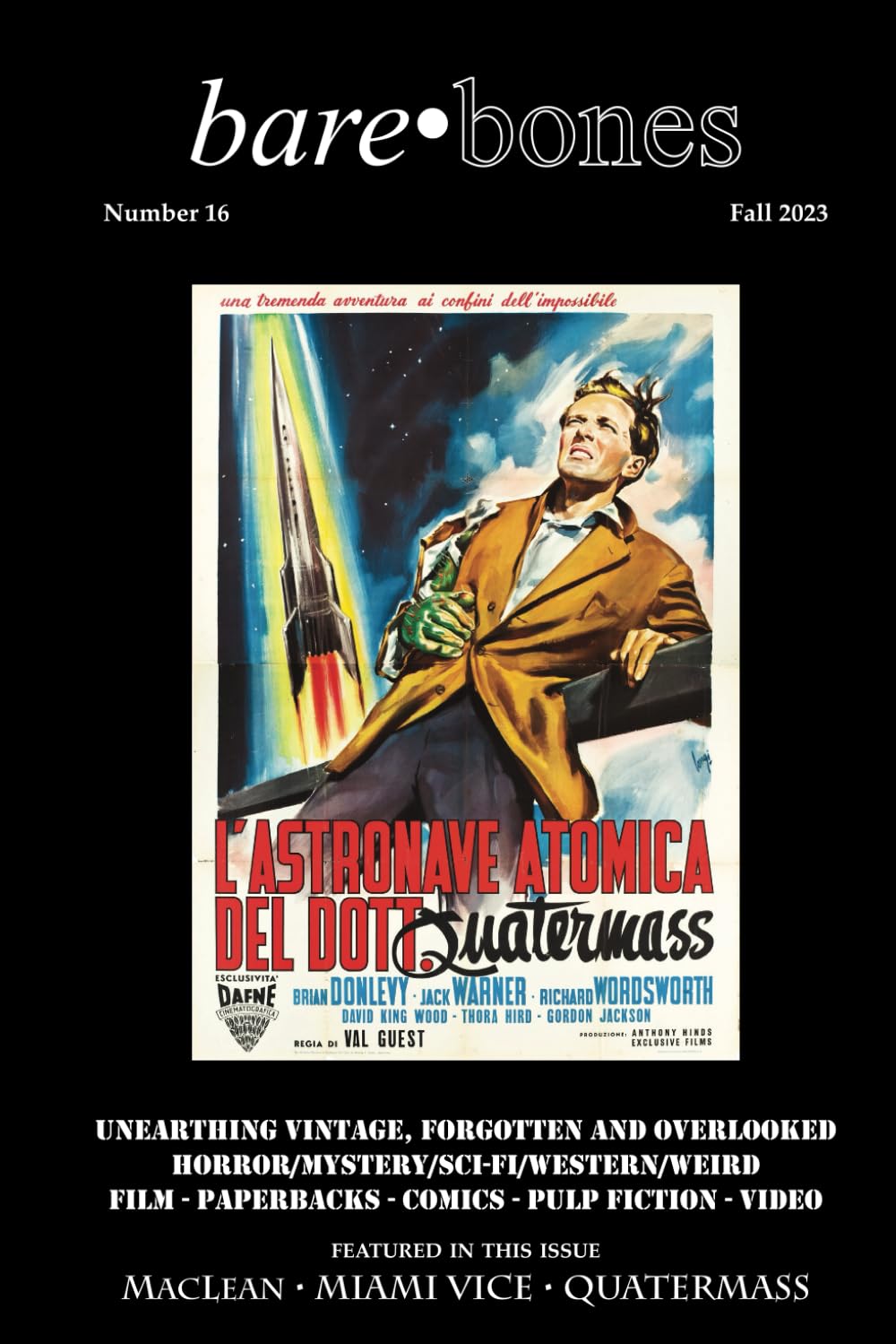 Bare Bones #16: Fall 2023 poster