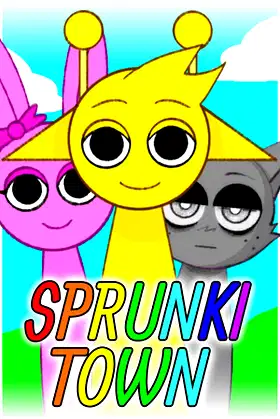 Sprunki Town poster