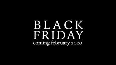 BLACK FRIDAY Coming FEBRUARY 2020 poster