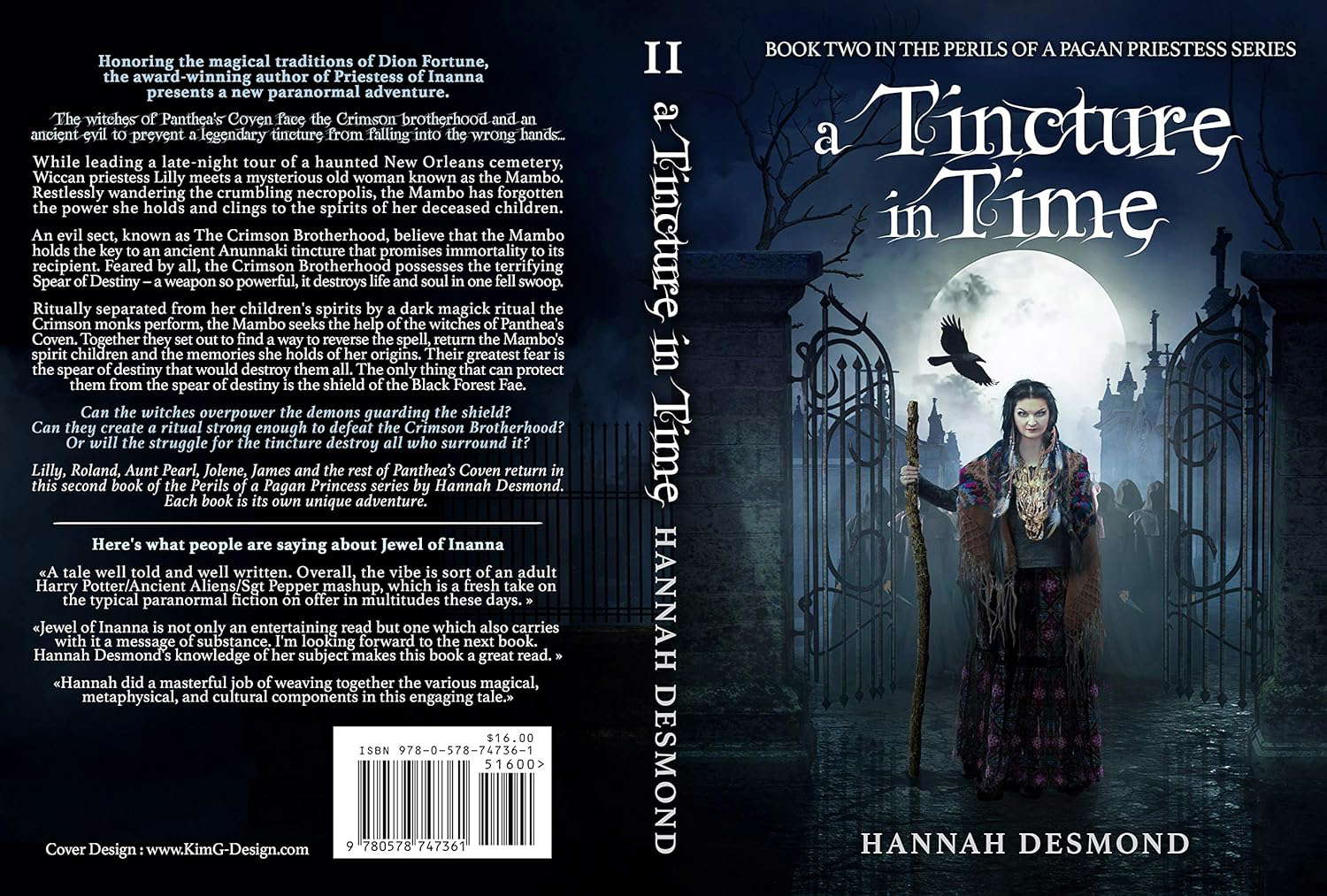 A Tincture in Time (Perils of a Pagan Priestess Book 2) poster