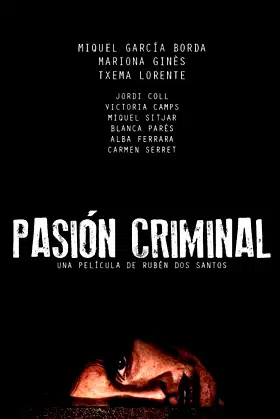 Criminal Passion poster