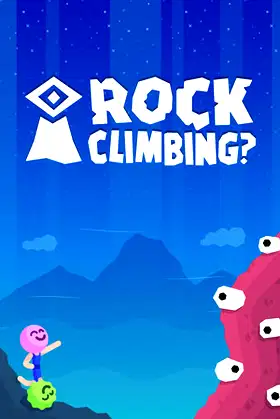 rock climbing poster