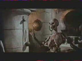 Sinbad VS Evil Magician's Skeleton from the 7th Voyage of poster