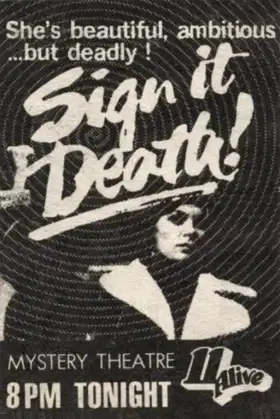 Sign it Death poster