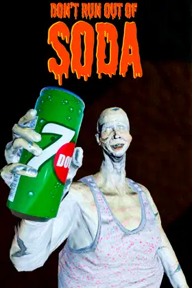 Don't run out of Soda poster