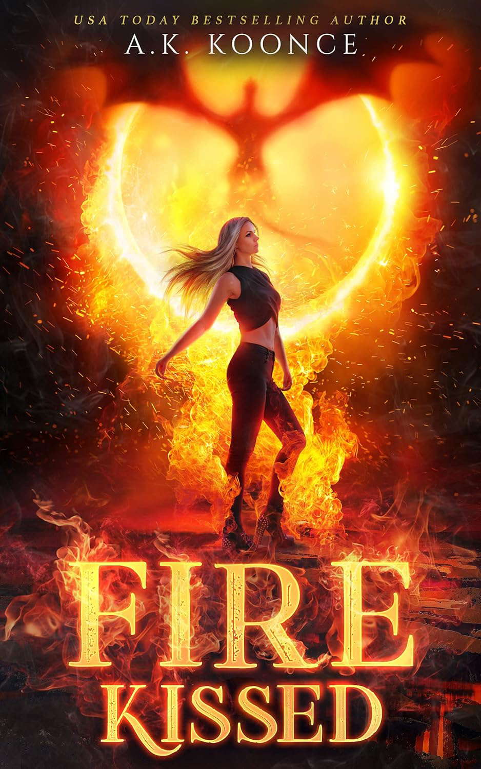Fire Kissed (The Rejected Realms Series Book 2) poster
