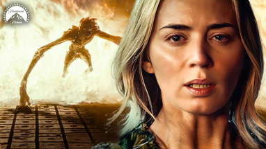 Evelyn Fights Off Alien To Save Her Baby poster