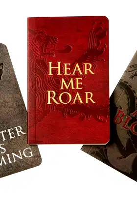 Game of Thrones: Pocket Notebook Collection (Set of 3): House Words poster