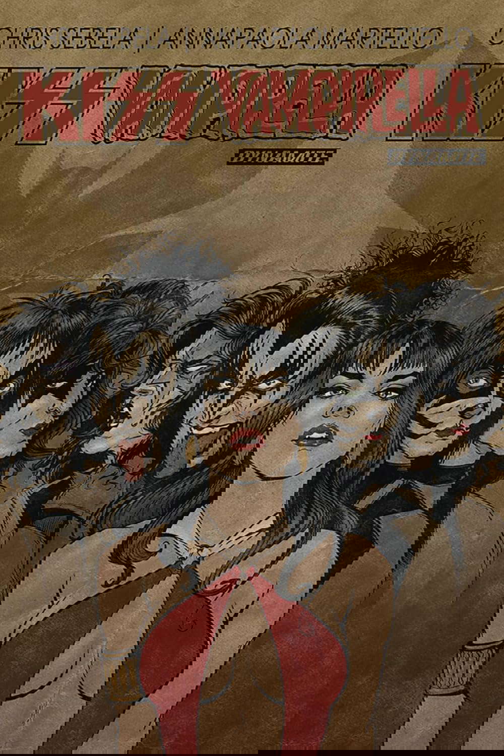 Kiss/Vampirella TP poster