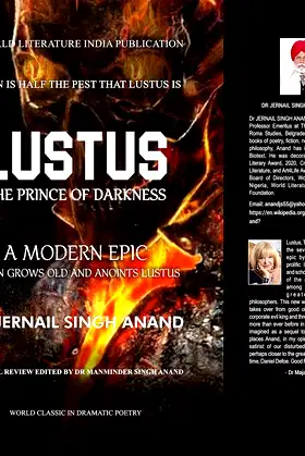 Lustus The Prince of Darkness: The Poetry Society of India poster
