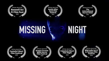 Missing Night (2019) Alien abduction/UFOs short horror film (80s inspired) poster