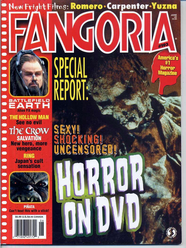 Fangoria Horror Magazine Issue # 193 June 2000 poster