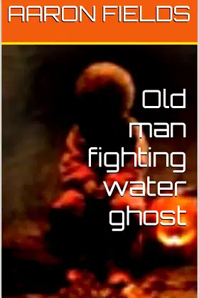 Old man fighting water ghost poster