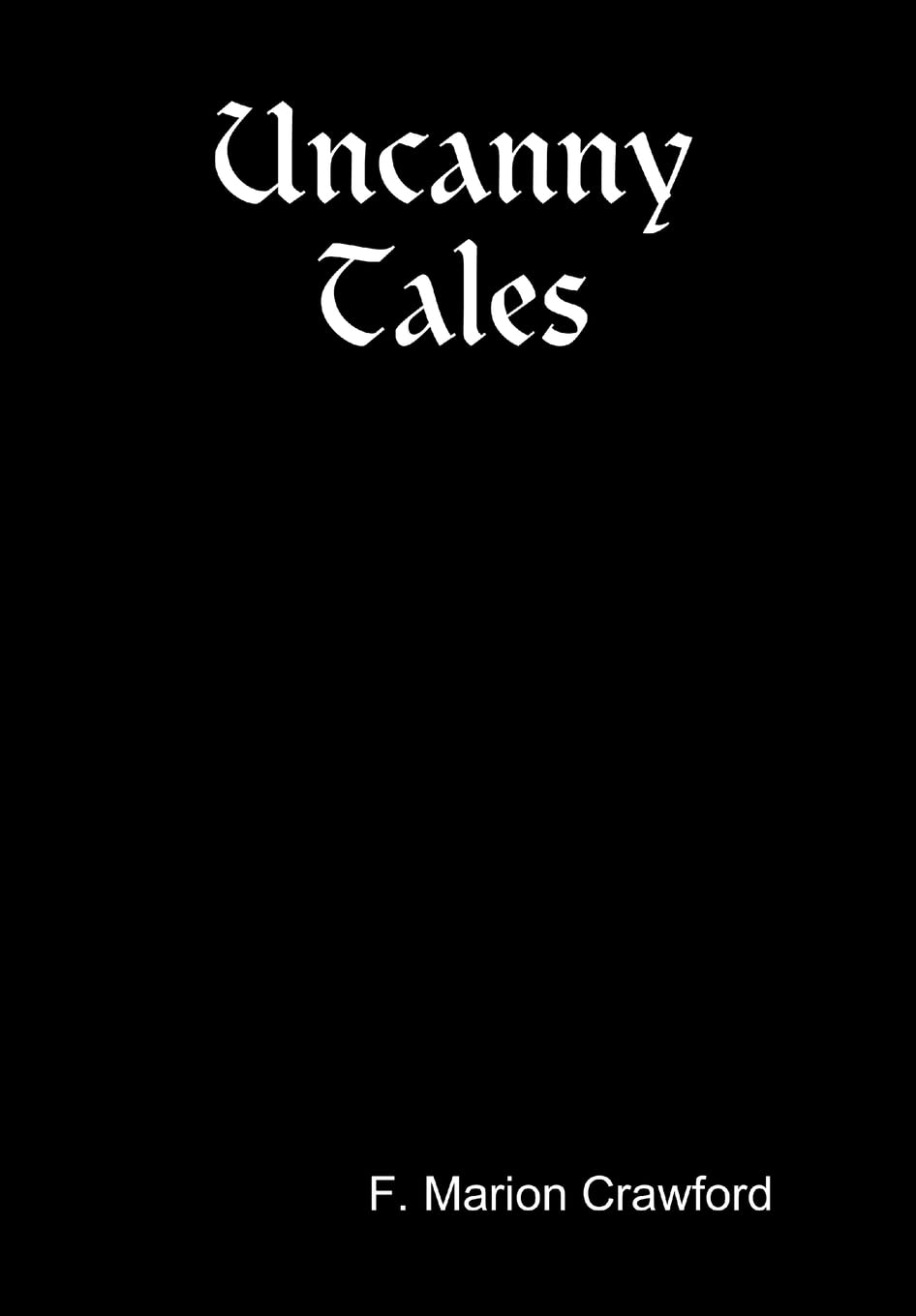 Uncanny Tales poster