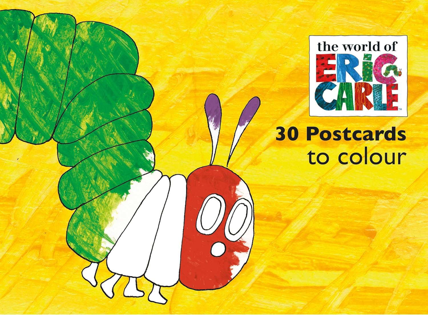 The Very Hungry Caterpillar Postcards to Colour poster