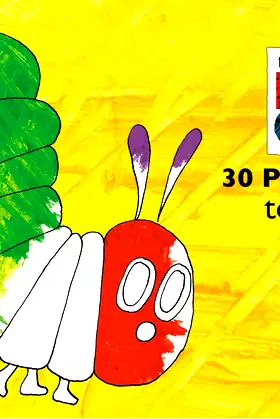 The Very Hungry Caterpillar Postcards to Colour poster