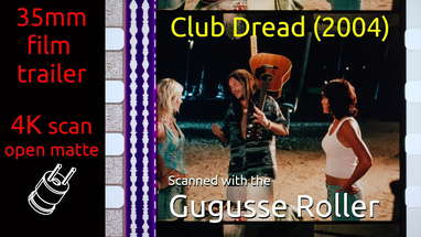 Club Dread (2004) 35mm film trailer, flat open matte 2160p poster